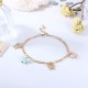 6Pcs Butterfly Chain Anklets For Women CZ Anklet Bracelets Set Adjustable Fashion Evil Eye Anklets